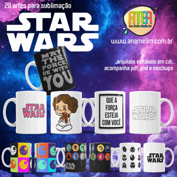 ESTAMPAS STAR WARS CANECAS