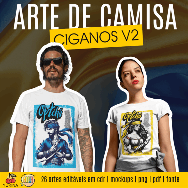 ESTAMPAS CIGANOS V2 CAMISAS